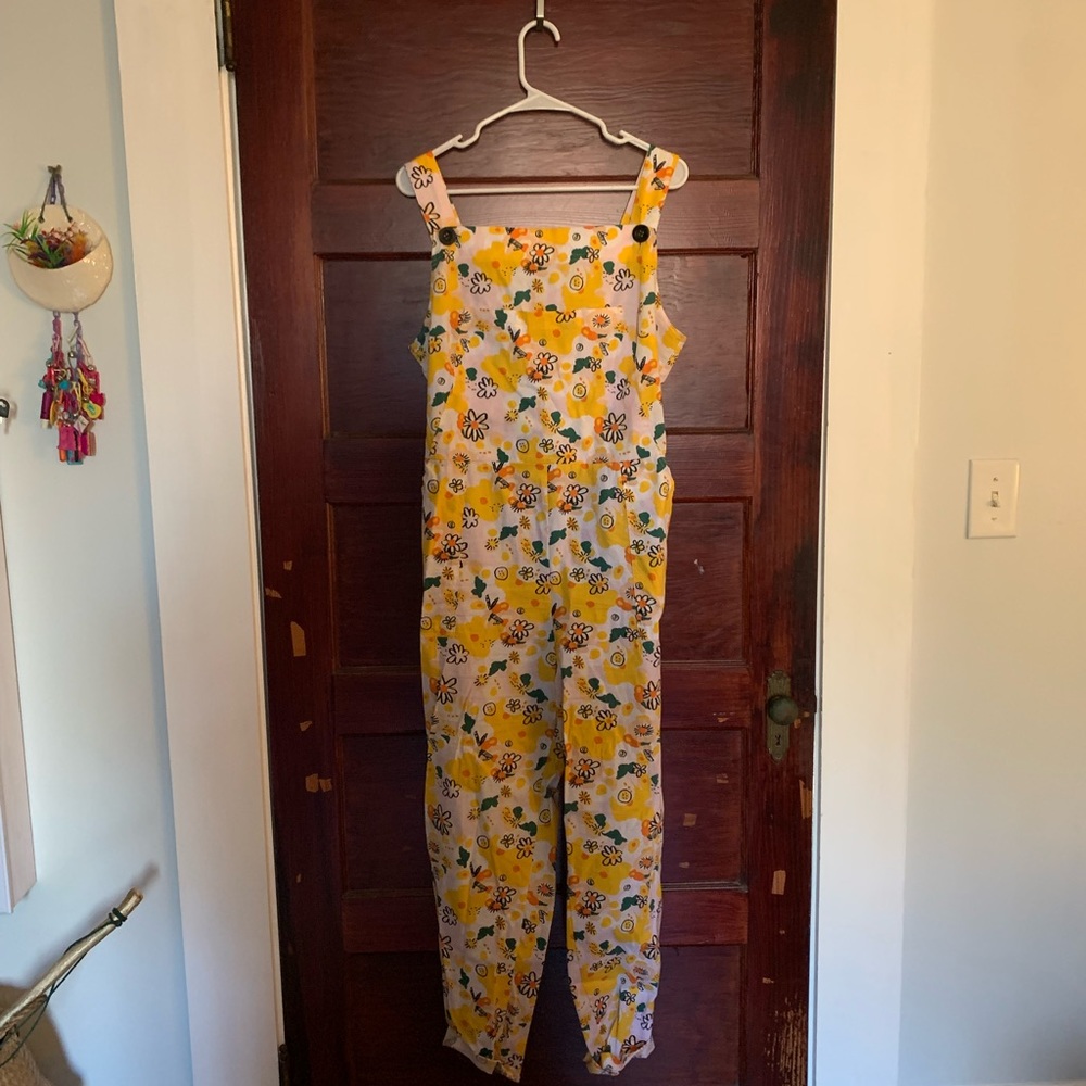 Nooworks Vittoria Floral Overalls